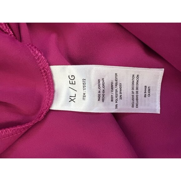 SAGE COLLECTIVE Hot Pink 1/4 Zip Tennis Athletic Tank Mini Dress Size XL Sporty - Picture 11 of 11